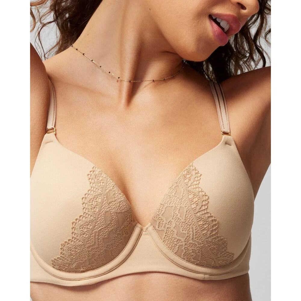 Soma Embraceable Perfect Coverage Convertible Bra with Lace Back 36D
